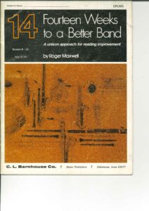 打楽器教則本「Fourteen Weeks to a Better Band/DRUMS」
